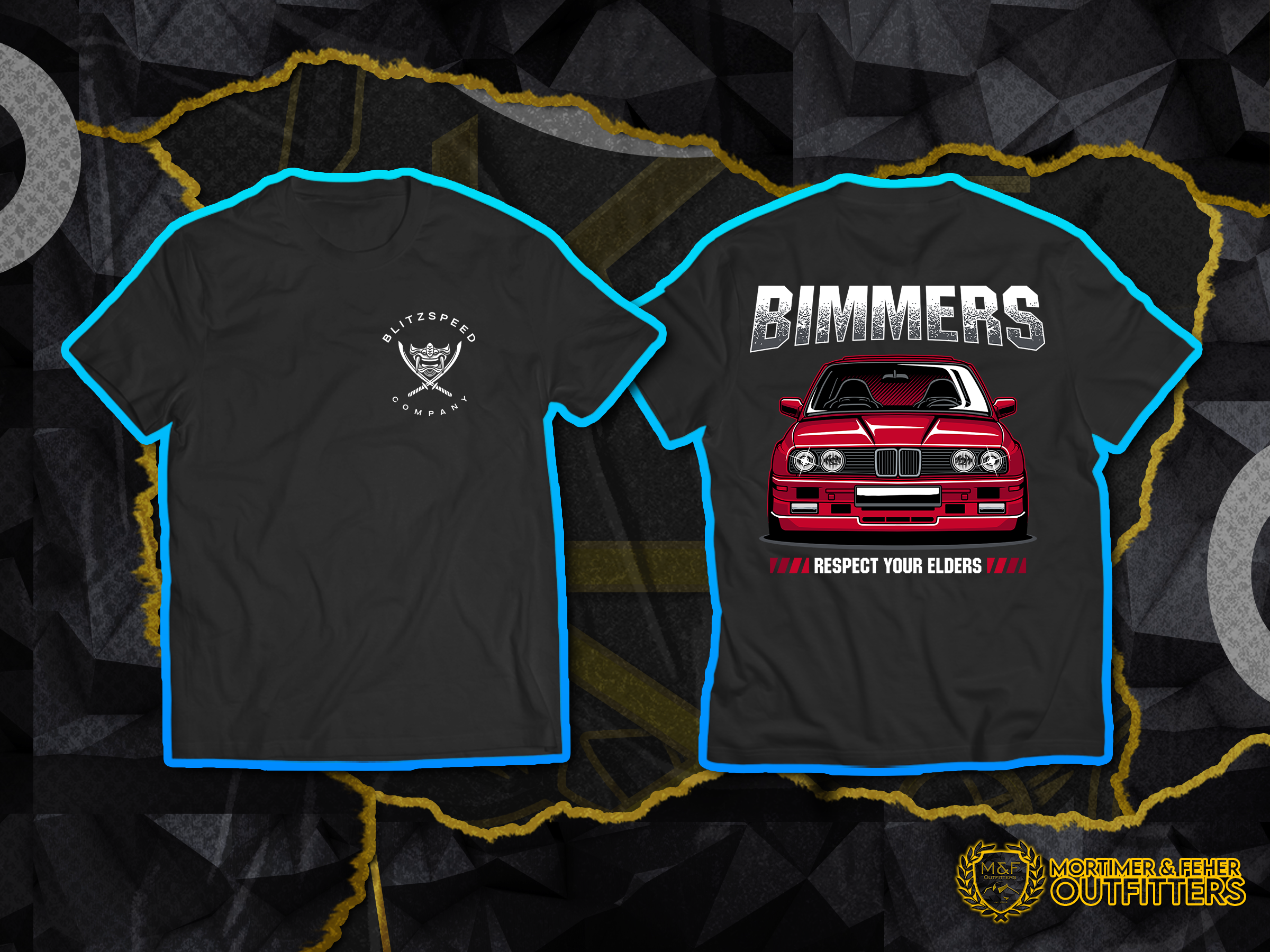 MF® - BMW E30 Bimmers Respect Your Elders T-Shirt