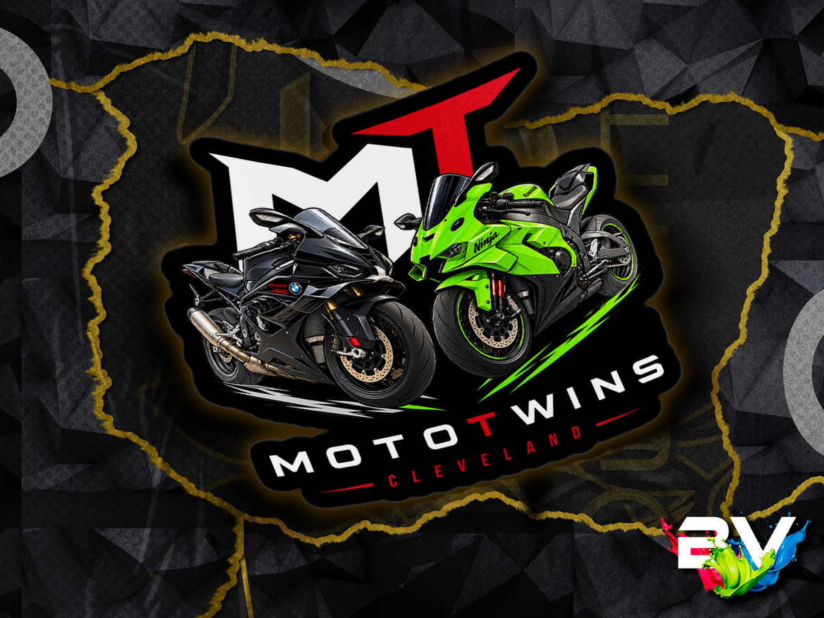 MotoTwins® - MotoTwins® - Double Vision Sticker