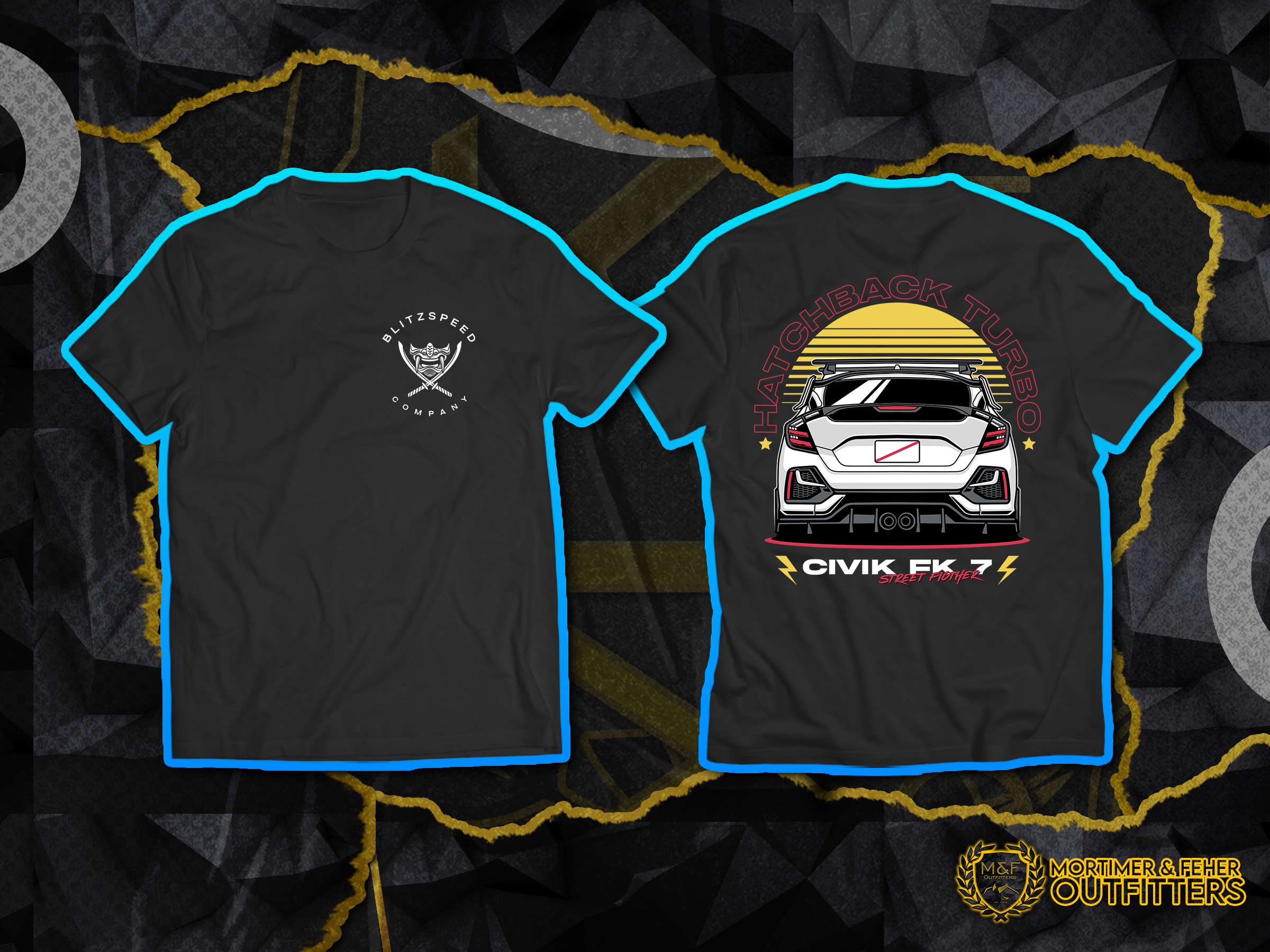 MF® - Honda Civic Fk7 Street Fighter T-Shirt