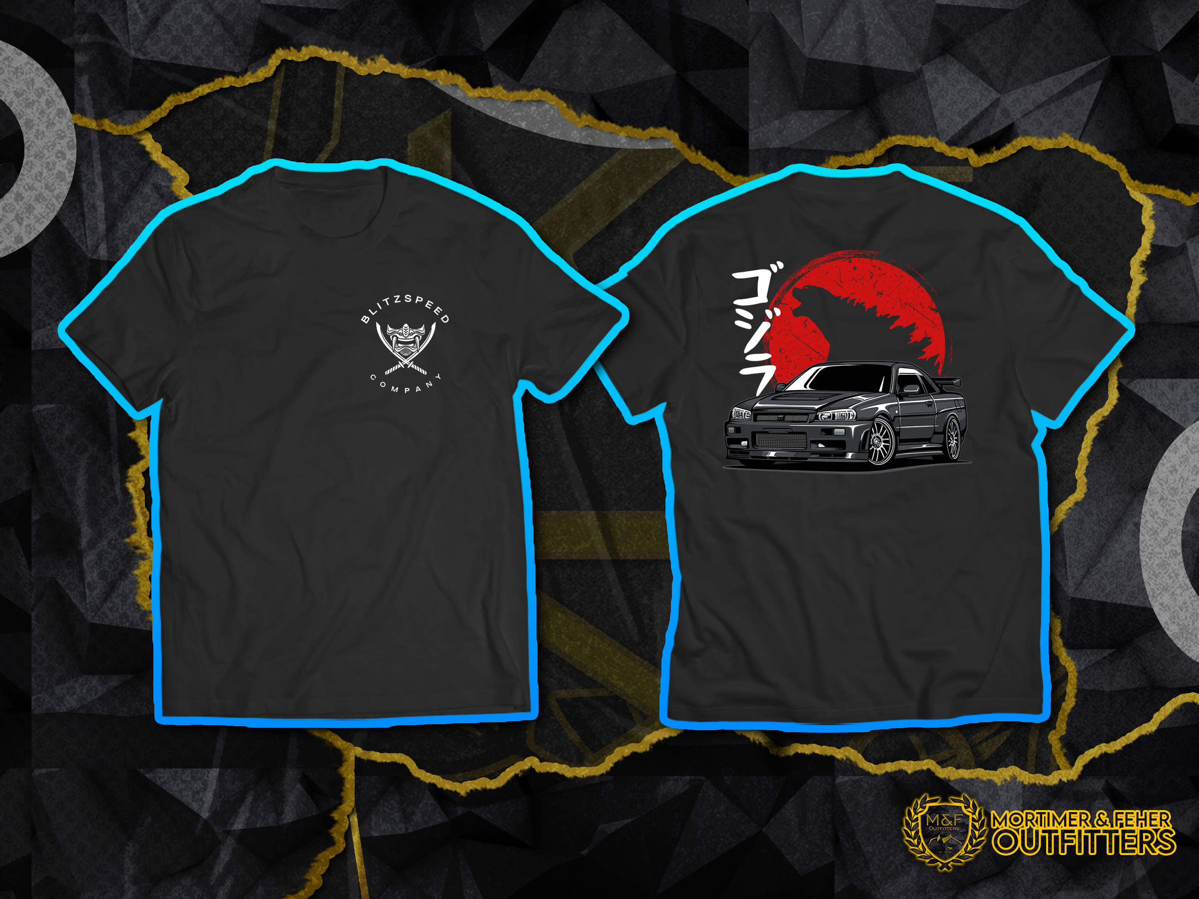 MF® - Nissan R34 GTR Godzilla JDM T-Shirt