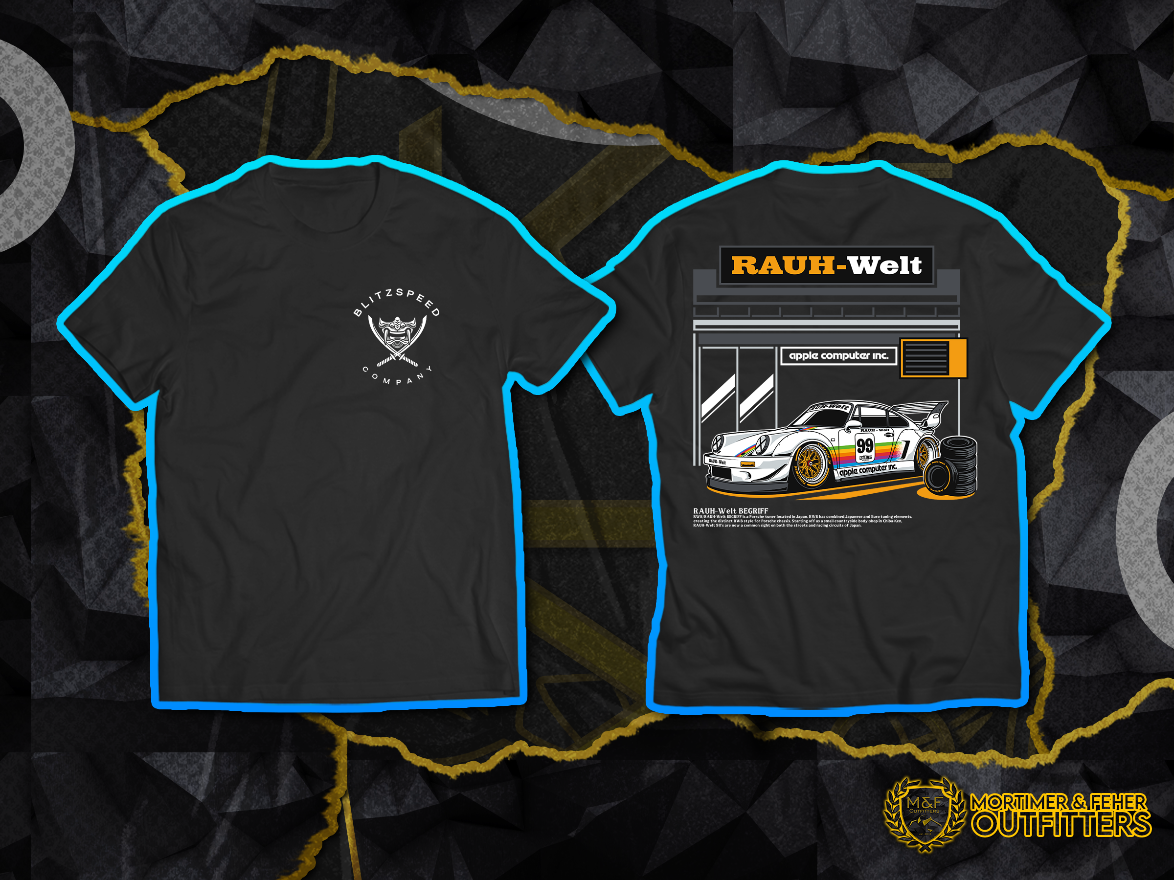 MF® - Porsche Rauh-Welt Apple Livery Race T-Shirt