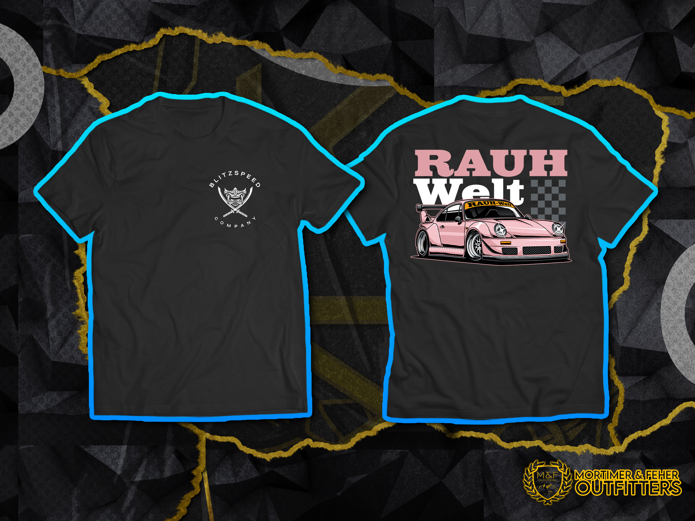 MF® - Porsche Rauh Welt Pink T-Shirt