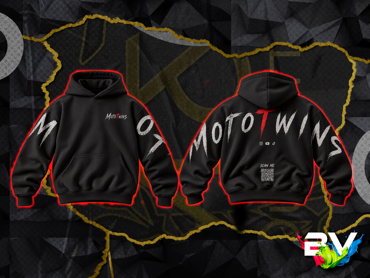 MotoTwins® - Redline Sleeve Runner Sweatshirt